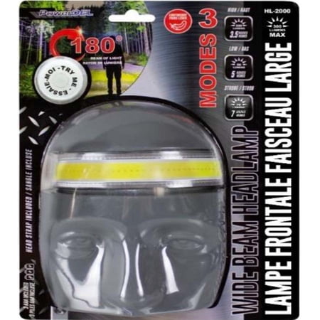 HL-2000 Lampe frontale DEL faisceau large 300 lumens