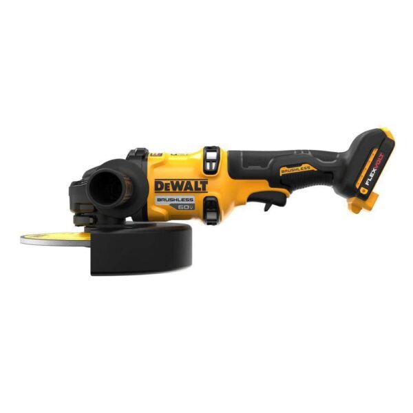Meuleuse DEWALT 60V MAX* 7&Prime; sans balais, frein anti-recul