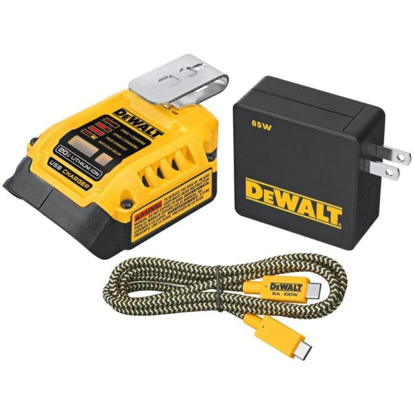 DeWalt DCB094K Kit Chargeur USB 20V/60V