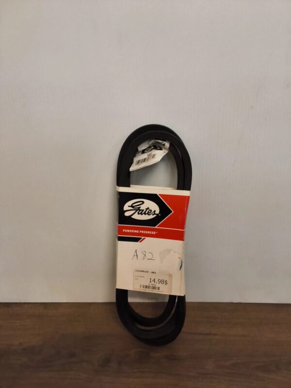 Courroie trapézoïdale Gates Hi-Power II – Ceinture utilitaire à usage standard – Circonférence extérieure 84 – Largeur supérieure 1/2 po