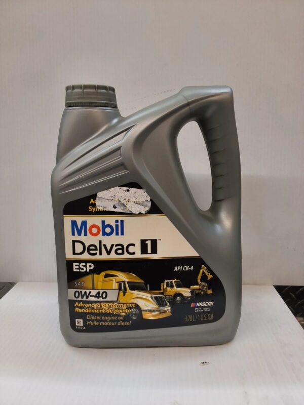 Mobil Delvac 1 ESP SAE 0W-40 API CK-4 — huile moteur diesel