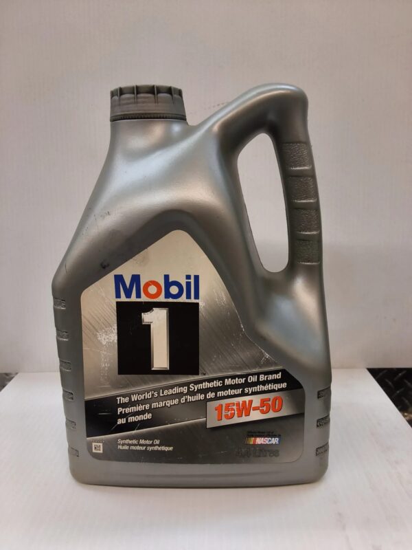 Mobil 1 15W-50 Huile moteur synthétique SAE API SN/SM/SL