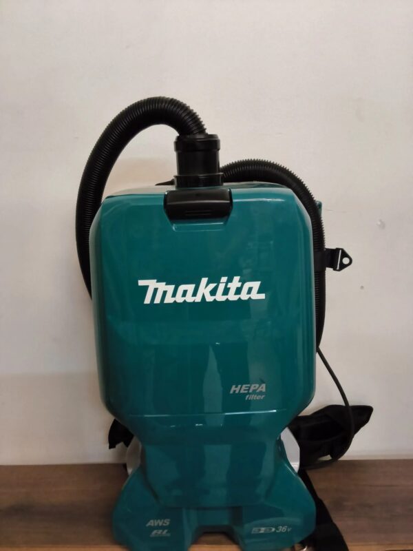 Aspirateur à dos sans fil Makita DVC665, 36 V, 6 L, HEPA, AWS