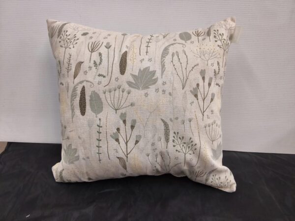 Coussin Patlin à motif floral vert